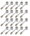 Built Right 40 Piece Drawer Connector Hardware Kit With Pre Inserted Bolts And Nuts Pro Grade Alloy flat back dowels for furniture