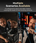 Man using 7 In 1 Folding Tool Set With Screwdrivers And Hex Key Wrenches For Film And Photo Gear on camera equipment