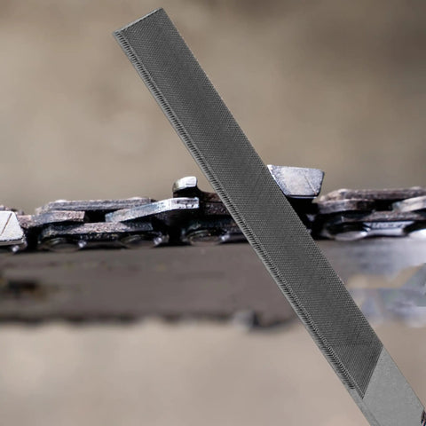 6 Inch Flat File Double Cut Teeth High Carbon Steel Hardened Without Handle Pro Grade Heavy Duty 10 Pack For Chainsaw Rakers Depth Gauge