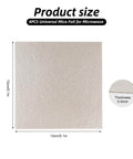 Four Pack Microwave Waveguide Covers For DIY Microwave Repair 5.1 By 5.1 Inch Mica Plates Replacement Kit 0.4mm Thick