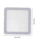 Self Adhesive Window Screen Repair Patch Kit For Quick Coverage And Strong Adhesion, 10x10cm white finish patch