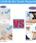 Comparison of upgraded no drill furniture wall anchors with tools requiring installation for baby proofing and child safety.