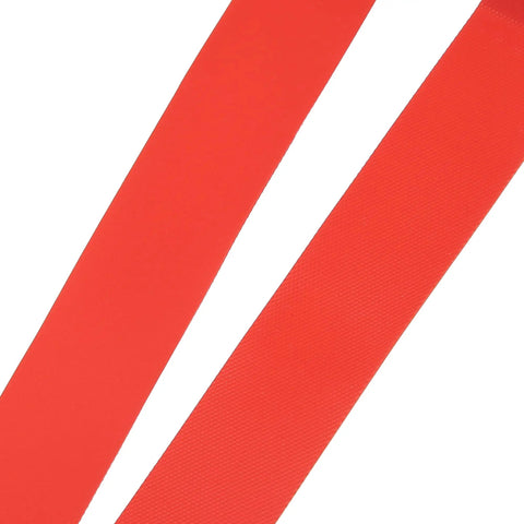 Red PVC Rim Tape for 700C 27 Inch Bike Wheels, showing textured surface and durable material close-up.