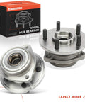 2 Pack Front Wheel Bearing And Hub Assembly That Fits Jeep Cherokee Wrangler Grand Cherokee Comanche TJ Wagoneer And Grand Wagoneer 1989 Through 1999 Models Off Road Ready, with packaging