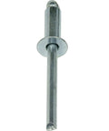 Heavy Duty Aluminum Dome Head Blind Rivets Pro Grade Three Sixteenths By One Quarter Inch Grip Range 0.188 To 0.250 Inch Open End Pop Rivets