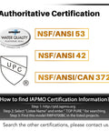 Premium Refrigerator Water Filter Replacement For LG LT1000P And Kenmore Elite 9980 Fridge NSF ANSI 53 Certified Seal