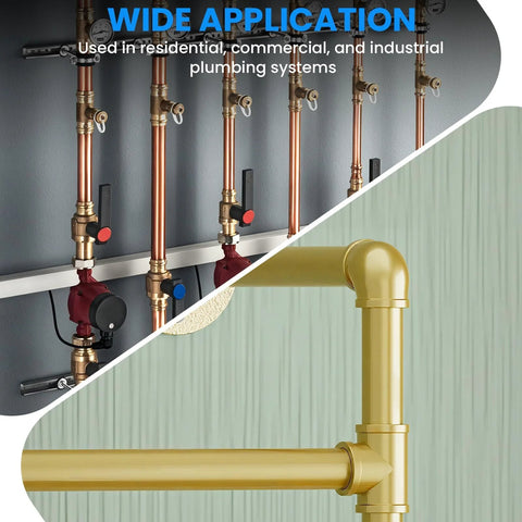Brass 4-inch pipe nipple with 3/4 in NPT male threads; straight male-to-male plumbing connector.