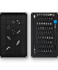 64 Piece Precision Bit Set With Magnetic 4mm Handle Mako Driver Kit For Electronics Repair Includes Flexible Extension And Swivel Top