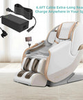 Universal 29V 2A Power Supply For Electric Recliners And Lifts, 6.5 Foot Cable shown with luxury massage chair