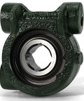 Direct Fit One And One Eighth Inch Square Disc Harrow Bearing Unit for John Deere Tractors, green steel, pre-lubricated sealed bearing