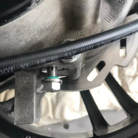 Upgrade Your Ride With This Heavy Duty M14x1.5 Piggyback Oil Drain Plug Made From Stainless Steel That Fixes Oversized Threads And Stops Leaks Like A Boss For Any Car Or Truck Engine Repair Job installed on oil pan
