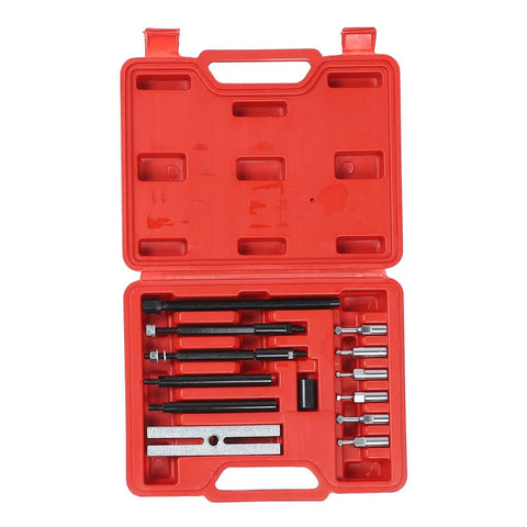 Badass 13 Piece Embedded Bearing Removal Tool Kit For ISO Bearings 6004 6010 6201 6206 6300 6302 Small Insert Bearing Puller Set in red case
