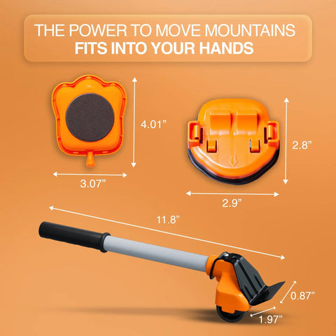 Heavy Duty Furniture Lifter And Moving Kit Lift And Glide Couches Beds And Appliances No Back Strain Move Easy