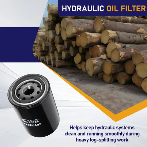 Heavy Duty Log Splitter Hydraulic Oil Filter For Mtd Troy-Bilt LS27 And Bobcat 700 720 721 Models Plus 723P0405 723-0405 120-818 6515541, Pro Grade Hydraulic Filter For Log Splitters That Delivers Clean Oil And Peak Performance