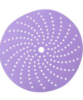 Kick-Ass 6 Inch Ceramic Sanding Discs With Fast Cutting Power And Dust Free Design For Woodworking Projects and Car Polishing in purple.
