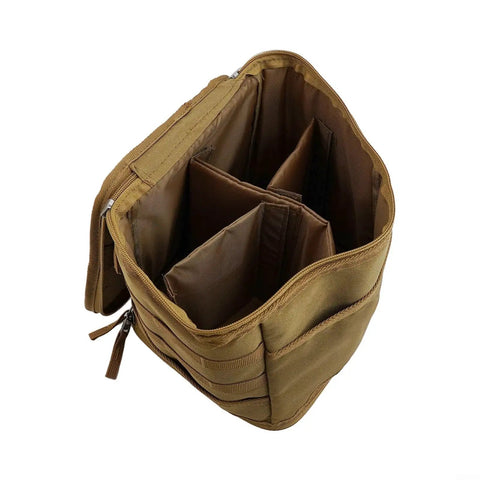 Heavy Duty Outdoor Camping Storage Bag Portable Polyester Organizer For Gas Stoves Pots And Gear Spacious Travel Case interior view