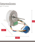 Evaporator Fan Motor Replacement For GE Refrigerators Keeps Your Food Fresh And Keeps Your Fridge Keepin It Chill, 7.7 oz