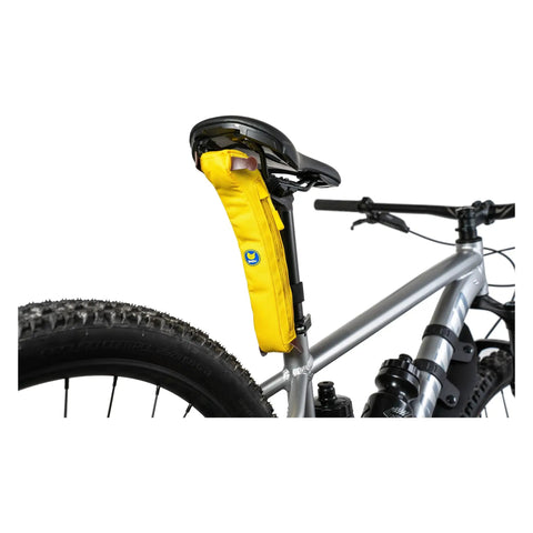 Banana Hammock Bike Bag Yellow Saddle Bag For Seat Post Or Handlebar Mount Compact Storage For Any Bike Including E Bikes Fun Cycling Accessory
