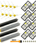 18 Pack Replacement Parts for Roomba 800 and 900 Series Vacuum Cleaners, Easy Swaps With 2 Set Roller Brushes, 8 Filters, and 8 Side Brushes