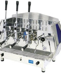 Diamante 3 Group Lever Espresso Machine Pro Grade With Sapphire Blue Finish, 22.5 Liter Boiler, Lever Piston Operation