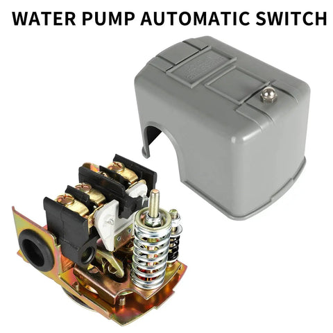 Water Pump Pressure Switch 30 To 50 PSI With Adjustable Differential One Quarter Inch Female NPT No Fuss Well Pump Controller