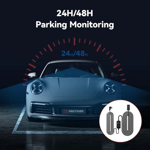 Car with OBD Hardwire Kit For Dash Cam USB C Power Cable 10FT 12V To 24V To 5V With Low Voltage Protection Universal Fit For Dash Cameras