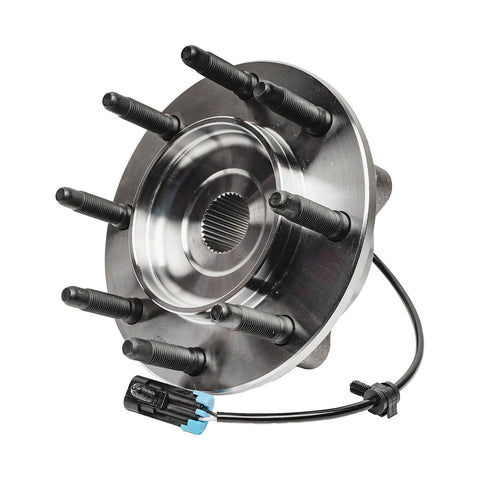 4WD Front Wheel Bearing Hubs Assembly For Silverado 2500 HD Sierra 3500 Avalanche Suburban Yukon XL 2500 Hummer H2 Replacement Kit 4x4 Models Only