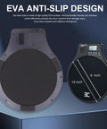 3 In 1 Portable Digital Drum Pad With Metronome Speed Detection And Tap Counter 10 Inch TPR Practice Pad on display