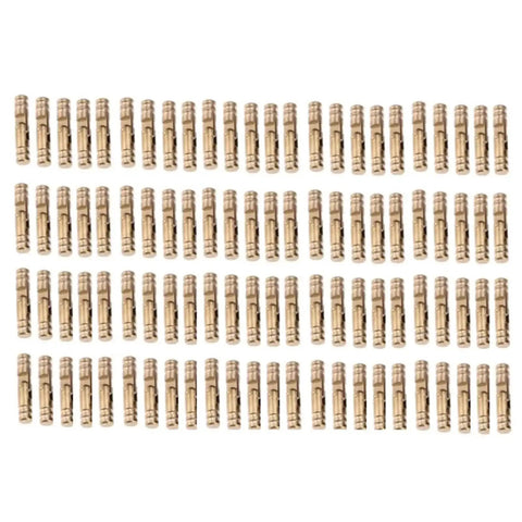 Concealed Barrel Hinges In Brass Finish For Jewelry Boxes And Cabinets, Invisible Hardware Hinge, 4x20mm, 100 Pieces display
