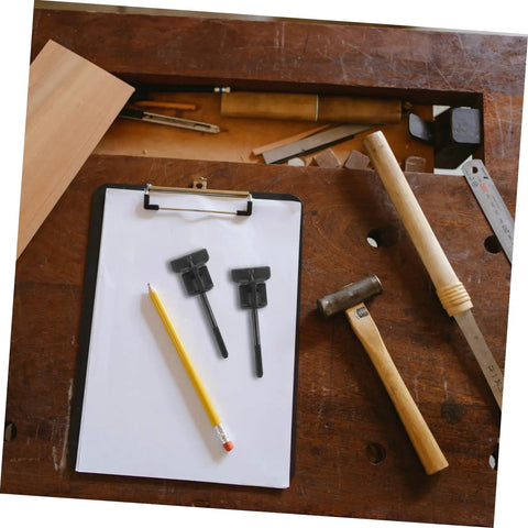 Spare Tire Mounting Bolt Kit Bolt On Spare Tire Hold Down For Broad Vehicle Compatibility on clipboard with pencil and tools