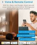 Smart Plug Mini 15A WiFi With HomeKit Siri Alexa Google Assistant Nest Hub Remote Control App Control Timer No Hub Needed