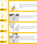 Step-by-step guide for applying Crack Flex Sealant For Horizontal Cracks Up To One Inch Gray Self Leveling Waterproof Polyurethane Sealant.