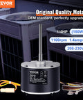 OEM Upgraded Condenser Fan Motor 0.25 HP 1100 RPM With Overheat Protection 208 230V for HVAC units with capacitor