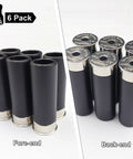 Dry Fire Training Snap Caps 12 Gauge Six Pack For Safe Loading Firing And Misfire Practice Realistic Weight Silver Color