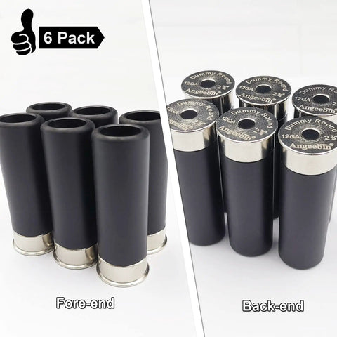 Dry Fire Training Snap Caps 12 Gauge Six Pack For Safe Loading Firing And Misfire Practice Realistic Weight Silver Color