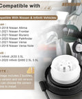 Nissan Gas Cap Fuel Tank Cap OE-Like Replacement With Easy Install Fits Altima 2013-2018, Sentra 2013-2019, Frontier 2011-2020, Murano 2015-2020, Pathfinder 2013-2020 Infiniti FX35 QX60 17251-1VZ0D installed on vehicle