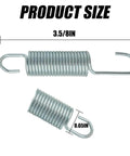 High Grade Recliner Replacement Long Neck Tension Springs Built For A No Sweat Chair Repair Featuring Exact Hook Specs, 3.5/8in and 0.65in sizes.