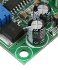 Close-up of circuit board for 0 To 5V And 0 To 10V Analog Input To PWM Converter With Dual Outputs, 2KHz To 20KHz Range, PNP And NPN compatible.