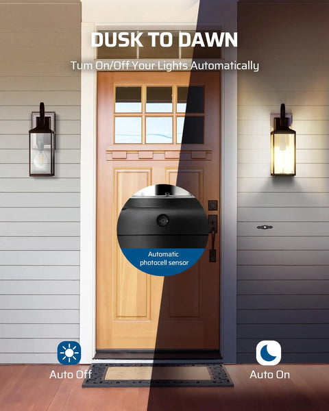 Dusk To Dawn Light Sensor Socket For E26 E27 Bulbs Auto On Off on porch lighting with automatic photocell sensor