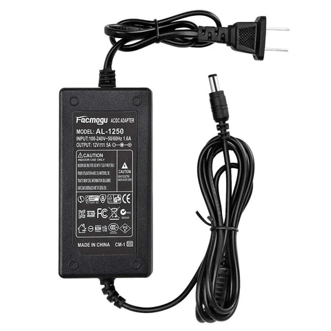 F900S 160W Mini Bluetooth 5.0 Power Amplifier 12V power supply adapter with plug and cord
