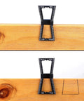 Heavy Duty Aluminum Dovetail Marker Guide Two Pack delivers precision for joint assembly on wood with clear scale markings.
