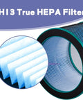 Heavy Hitter H13 HEPA Replacement Filter With Medical Coating, close-up view highlighting pleated design and structure.