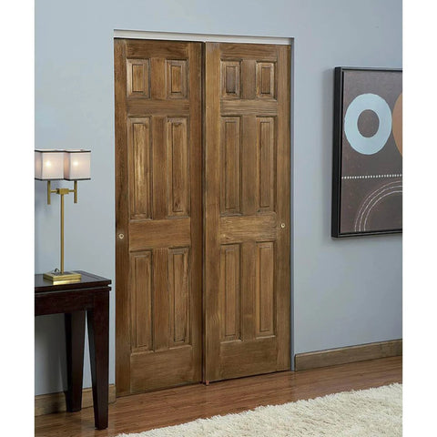 Twin Wheel Sliding Bypass Door Hardware Set For 30 Inch Doors 60 Inch Total Residential Grade Top Hung Kit With Aluminum Fascia