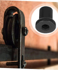 4 Piece Sliding Barn Door Track Spacers Replacement Carbon Steel Connector Hardware Kit For Garage, Farm, Basement Doors