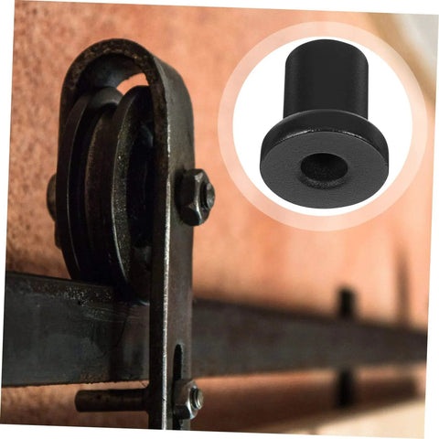 4 Piece Sliding Barn Door Track Spacers Replacement Carbon Steel Connector Hardware Kit For Garage, Farm, Basement Doors