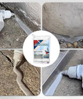 Heavy Duty Concrete Crack Repair Adhesive For Outdoor Use Waterproof And Weather Resistant Crack Filler Dries Fast Seals Concrete Masonry And Stone Cracks Deeply Perfect For DIYers And Renovations Black 200g applied on various surfaces