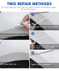 Arctic White Touch Up Paint For Mercedes Benz Cars DIY Scratch Repair Kit Quick Easy Fix That Fills Scratches And Prevents Rust