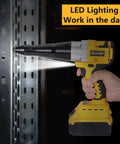 Cordless Rivet Gun Tool 20V Max Battery Compatible Brushless Automatic Rivet Gun For 1/8 5/32 3/16 Inch Rivets, LED light