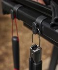 3 Pack Rail Mounted Grill Tool Hooks for Hanging Spatulas Tongs Brushes on Side Rails with BBQ tools hanging securely