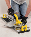 Using 24 Inch Manual Tile Cutter With Tungsten Carbide Scoring Wheel For Porcelain And Ceramic Tiles, Smooth Ball Bearing Scoring